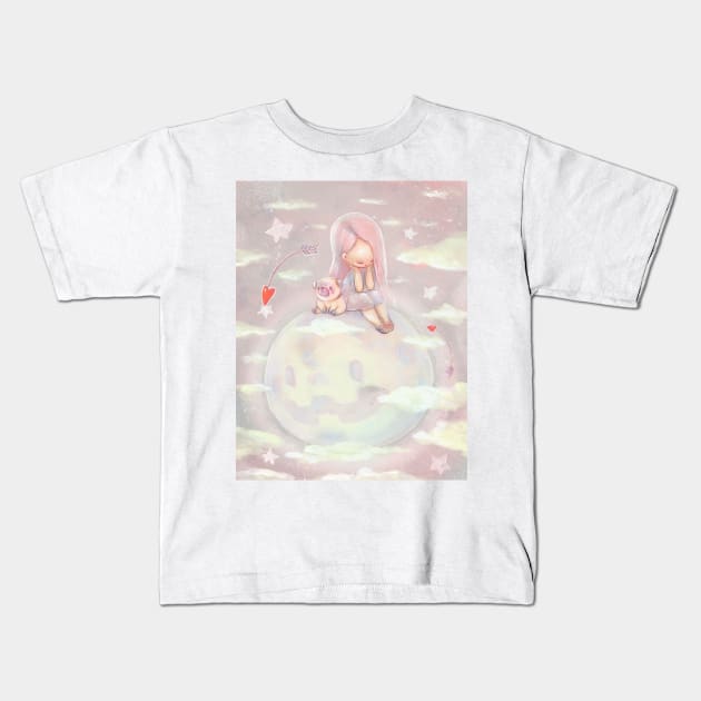 Hunters Moon Kids T-Shirt by selvagemqt